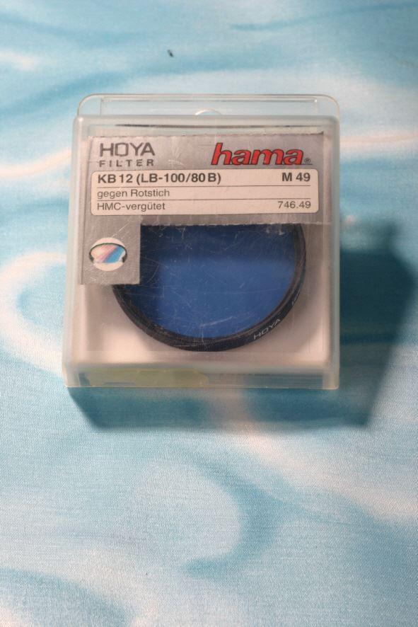 Hoya KB 12 Filter, HMC vergütet, M 49,