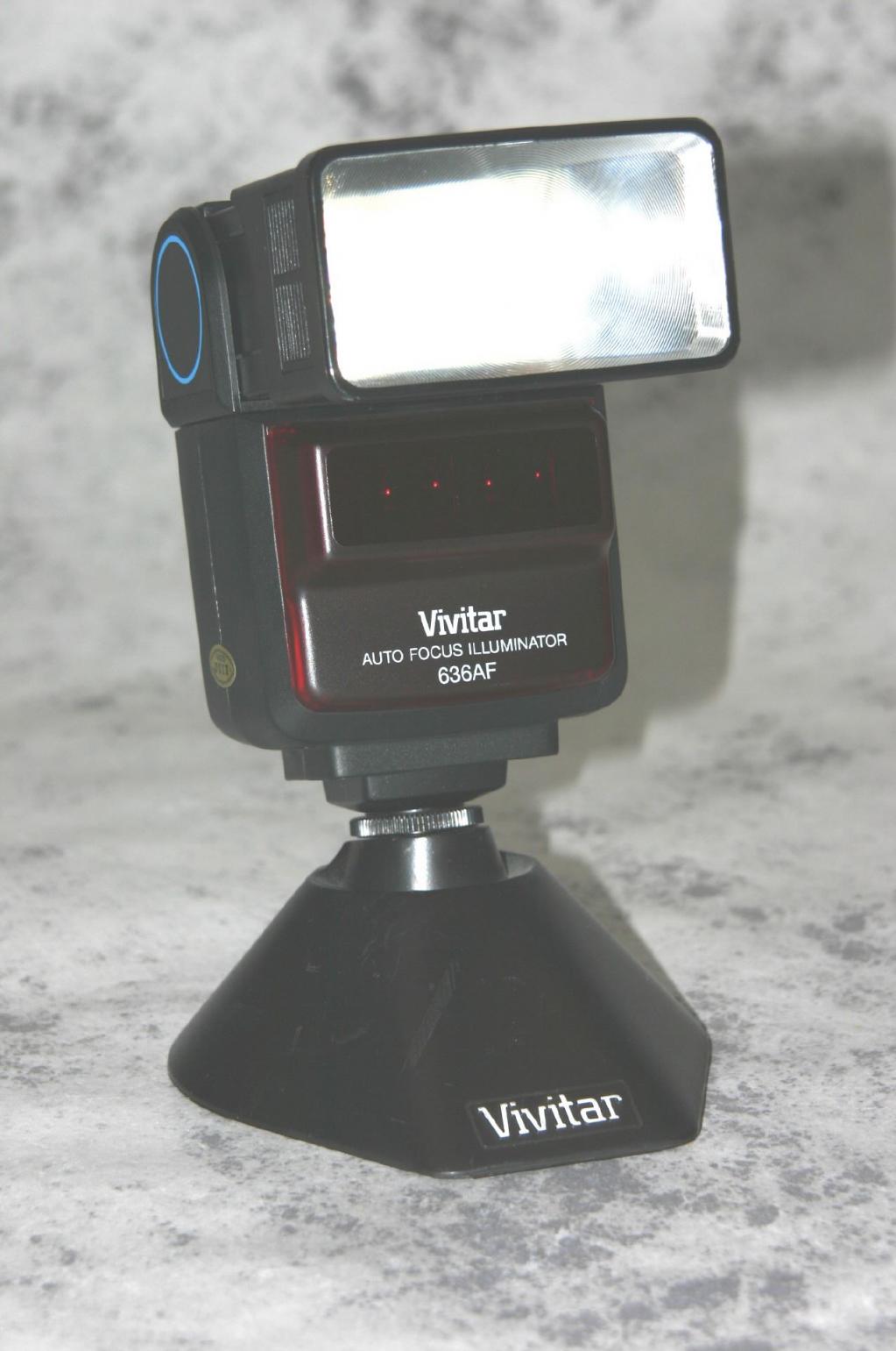 Vivitar 636 A Blitz für Minolta AF Kameras, LZ 36,